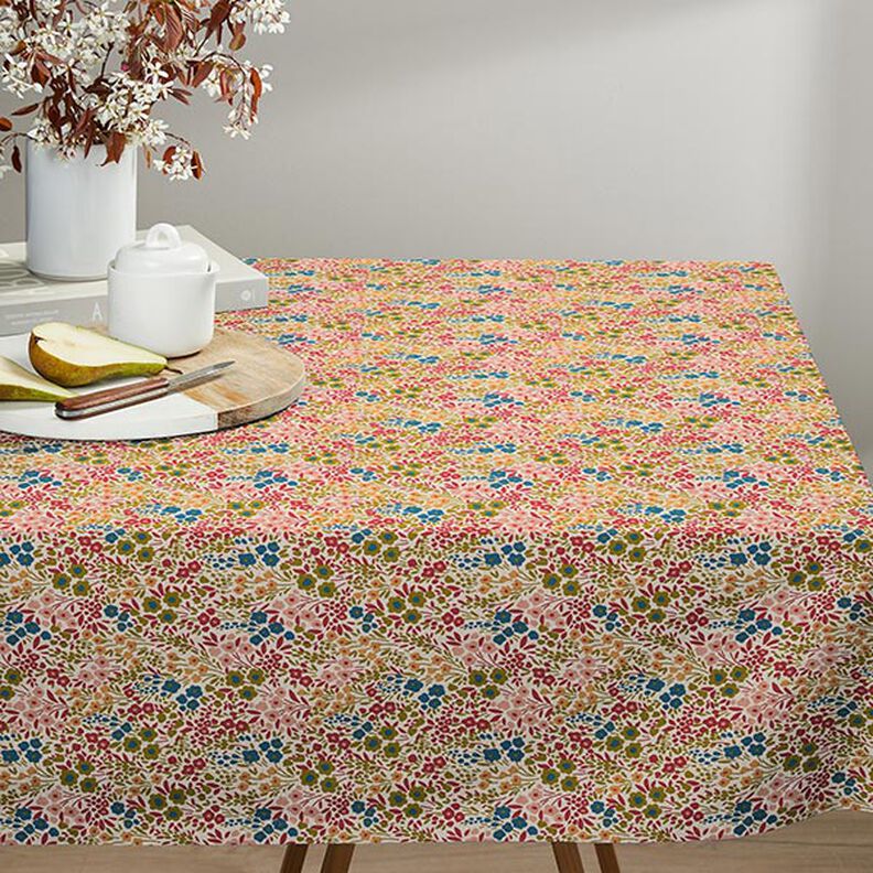 Tissu de décoration Semi-panama Fleurs peintes – anémone,  image number 7