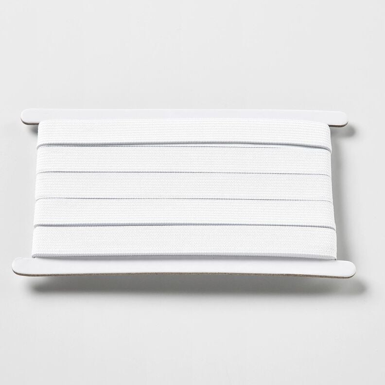 Bande en caoutchouc lisse [3 m | 15 mm] – blanc,  image number 1