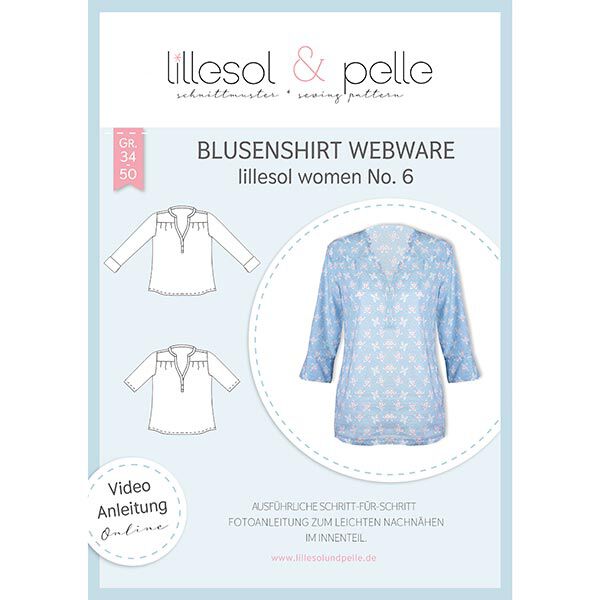 Chemisier en tissu, Lillesol & Pelle No. 6 | 34 - 50,  image number 1