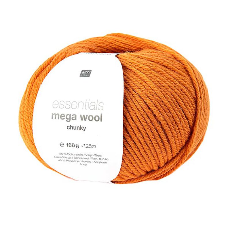Essentials Mega Wool chunky | Rico Design – orange,  image number 1