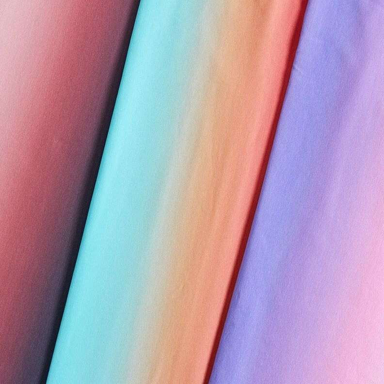 Jersey coton Ombre | Glitzerpüppi – bleu nuit/myrtille,  image number 6