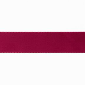 Ruban de satin [25 mm] – rouge bordeaux, 
