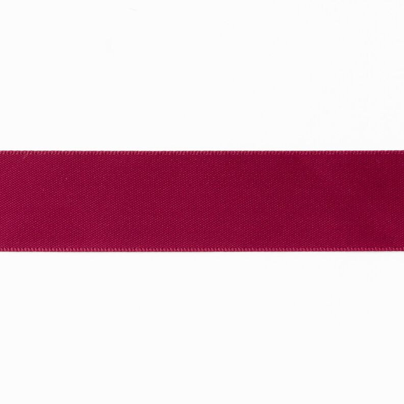 Ruban de satin [25 mm] – rouge bordeaux,  image number 1