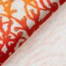 Tissu de décoration Semi-panama Magnifiques coraux – terre cuite/nature,  thumbnail number 4