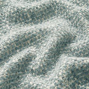 Tissu de revêtement tissu aspect bouclé coloré – roseau/crème, 