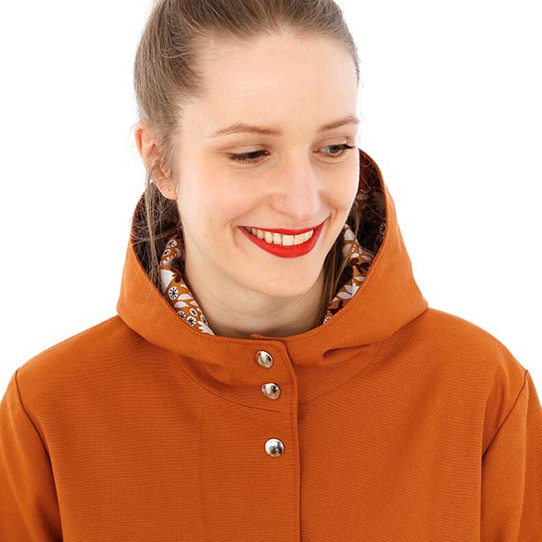FRAU KARO - Parka à capuche doublée avec poches plaquées, Studio Schnittreif | XS - XXL,  image number 5