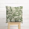 Tissu de décoration Semi-panama Monstera peint – crème/pin,  thumbnail number 7