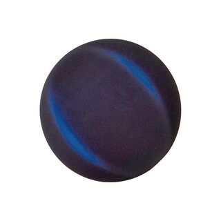 Bouton polyester - FAUX VELOURS - bleu marine, 