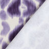 GOTS French Terry Batik motif léopard | TCC x LOOKS by Wolfgang Joop – lilas/crème,  thumbnail number 6
