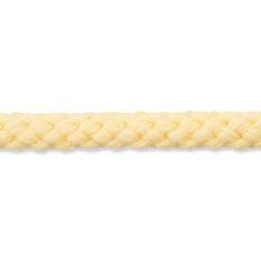 Cordon en coton [Ø 7 mm] – jaune vanille, 