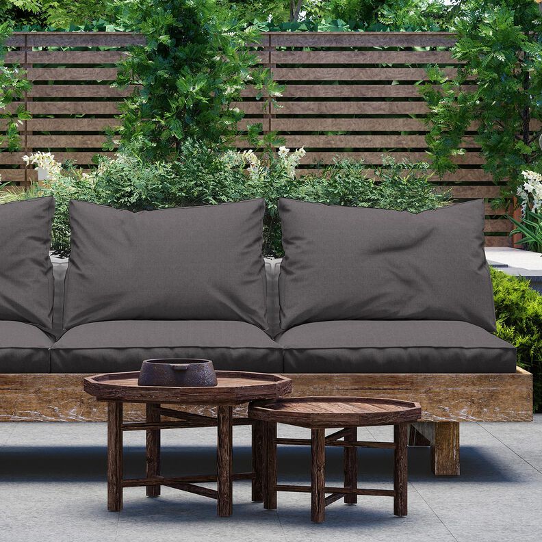 Tissu d’extérieur Canvas Uni – anthracite,  image number 5
