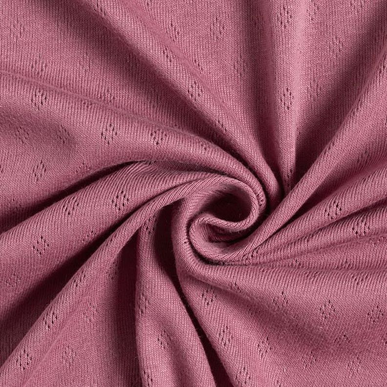Jersey finement tricoté à motif ajouré – violet pastel,  image number 4