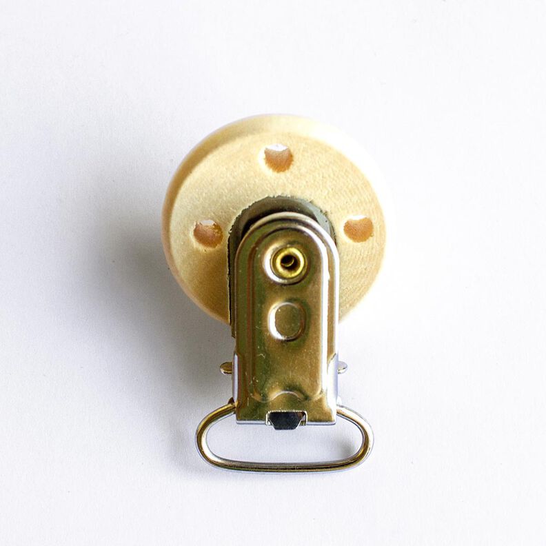 attache-tétine en bois – nature, image number 2