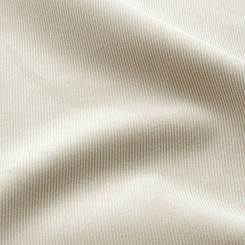 Tissu de revêtement Velours milleraies – écru, image number 2
