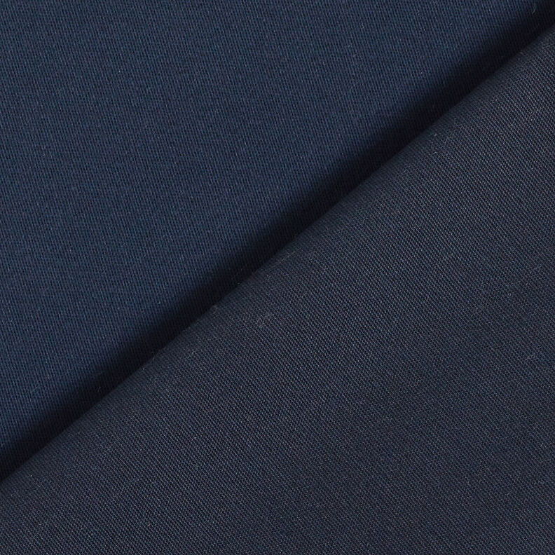 Sergé coton Stretch – bleu noir,  image number 3
