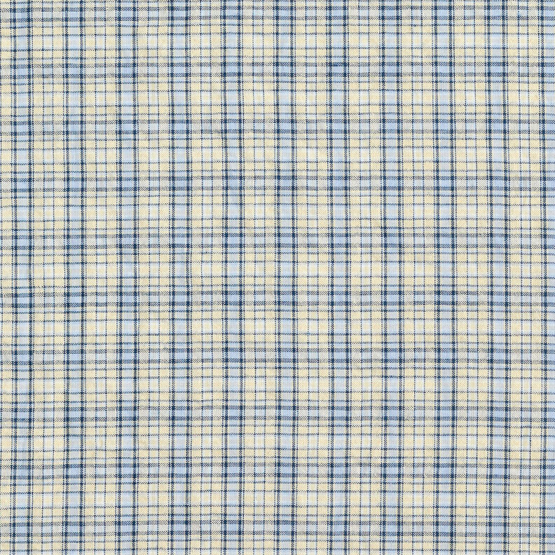 Coton mélangé à carreaux – amande/bleu clair,  image number 1