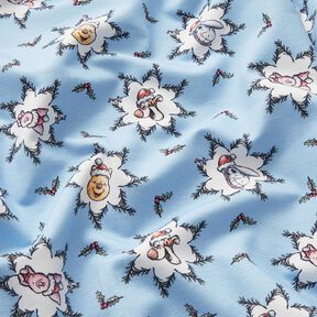 French Terry Sweat d’été Winnie l'ourson Tissu sous licence | Disney – bleu clair, 