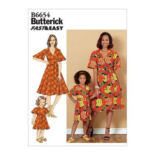 Robe portefeuille | Butterick 6654 | OneSize, 
