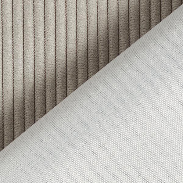 Tissu de revêtement aspect côtelé Fjord – gris clair,  image number 3