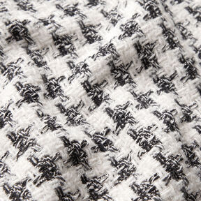 Bouclé Pied de poule – noir/blanc, 