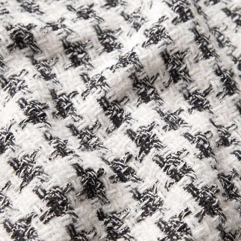Bouclé Pied de poule – noir/blanc, image number 2