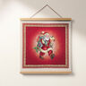 Tissu de décoration pièce Gobelin Père Noël – carmin,  thumbnail number 6