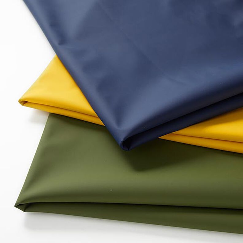 Tissu pour vestes de pluie uni – olive,  image number 7