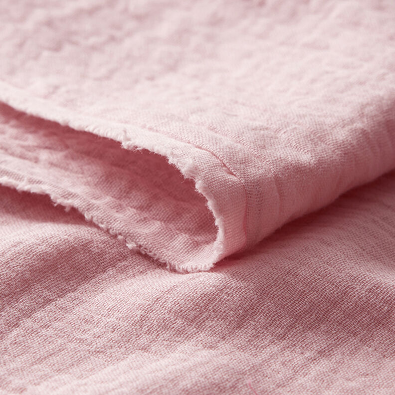 Tissu double gaze de coton – vieux rose,  image number 5