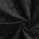 Tissu de revêtement velours matelassé nid d'abeille – noir – Échantillon,  thumbnail number 5