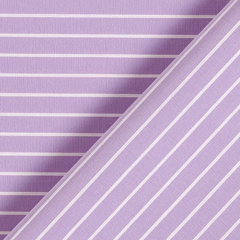 Tissu stretch à rayures horizontales élastique longitudinalement – violet pastel,  image number 4