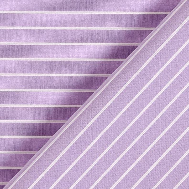 Tissu stretch à rayures horizontales élastique longitudinalement – violet pastel, image number 4