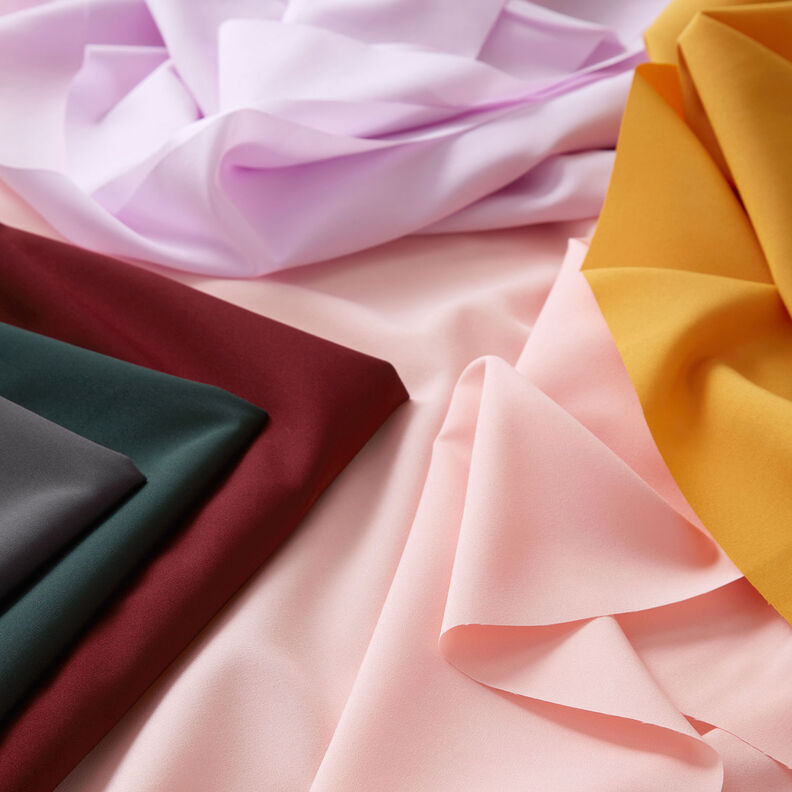 Tissu pour chemisier Uni – rose clair,  image number 5