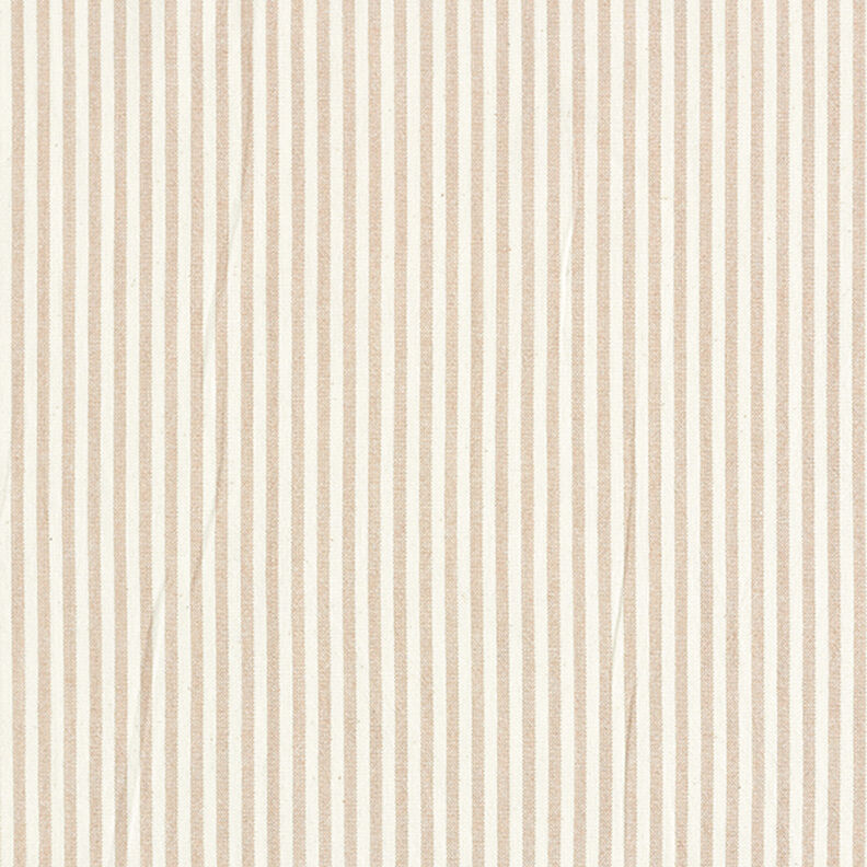 Mélange coton viscose Rayures – beige/écru,  image number 1