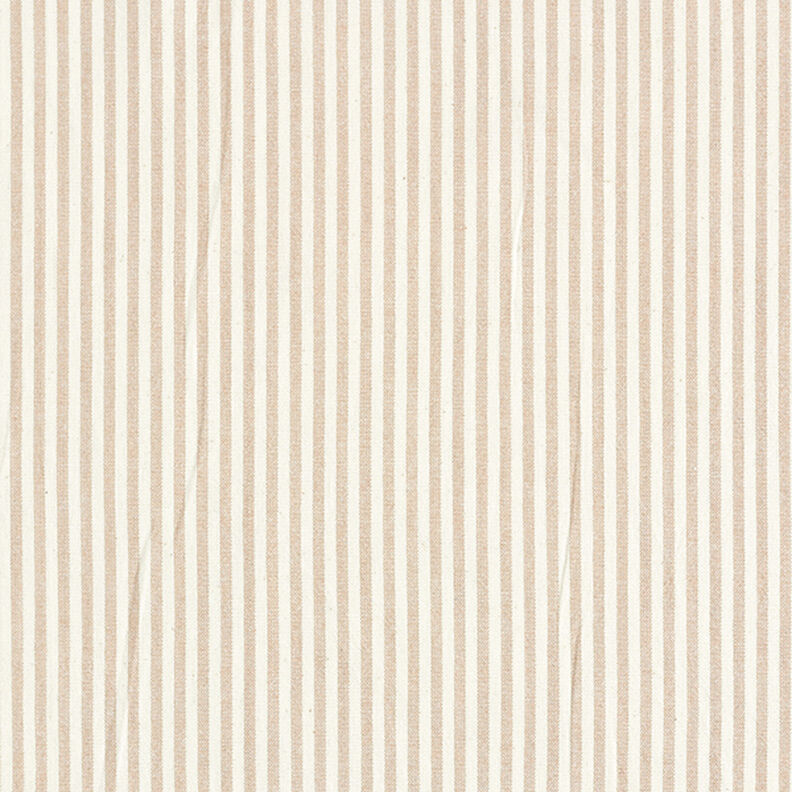 Mélange coton viscose Rayures – beige/écru,  image number 1