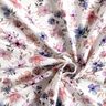GOTS Jersey coton Fleurs aquarelle Impression numérique – écru/violet pastel,  thumbnail number 3