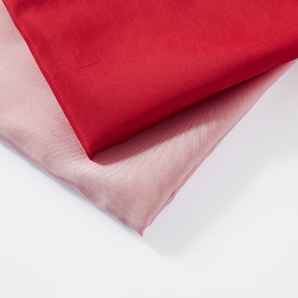 Tissu voile en coton et soie super léger – rosé,  image number 4