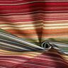 Tissu de d&eacute;coration Gobelin Bandes arc-en-ciel &ndash; carmin/vert,  thumbnail number 3