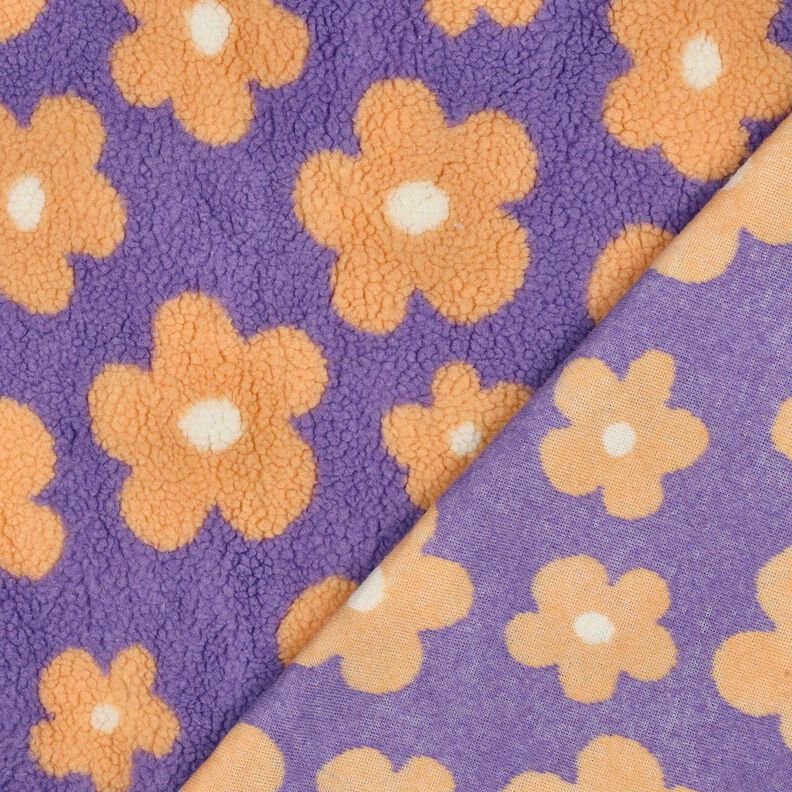 Ourson Fleurs | Poppy Fabrics &ndash; lavande/abricot,  image number 4