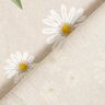 Tissu de décoration Semi-panama Marguerites éparses – nature/blanc,  thumbnail number 4