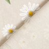 Tissu de décoration Semi-panama Marguerites éparses – nature/blanc,  thumbnail number 4