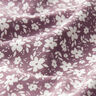 Jersey coton Fleurs bicolores – vieux rose foncé,  thumbnail number 2