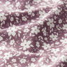 Jersey coton Fleurs bicolores  – vieux rose foncé,  thumbnail number 2