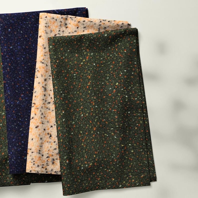 Ourson Tweed Chiné | Poppy Fabrics – vert foncé, image number 5