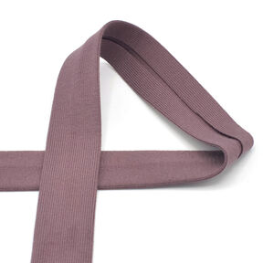 Biais Jersey coton [20 mm] – aubergine, 