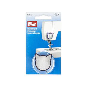 Aiguille aimantée chat [ Dimensions : 45 x 45 x 25 mm ] | Prym – blanc, 