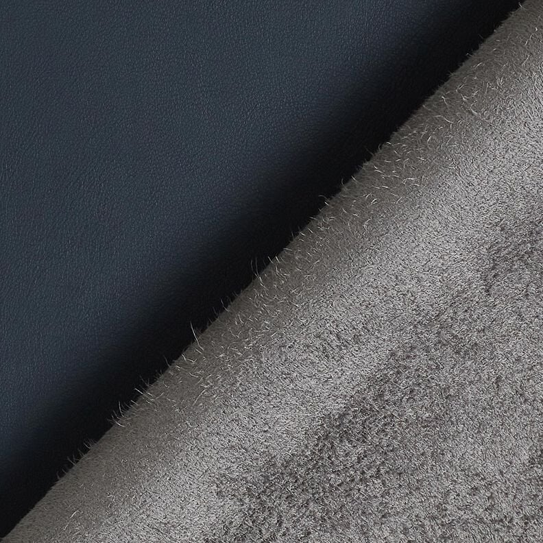 Similicuir avec revers en velours  – bleu nuit,  image number 4