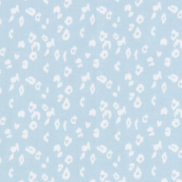 Jersey coton mini-léopard – bleu clair,  image number 1