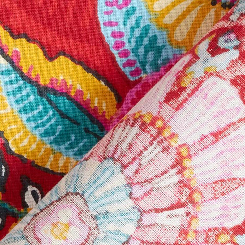 Tissu en coton Cretonne Fleurs tachetées – chili,  image number 4