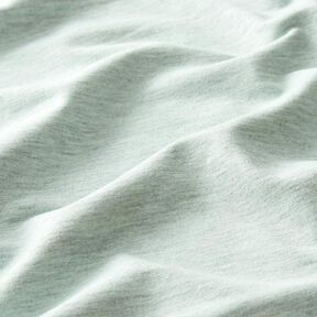 French Terry chiné fin – menthe/gris, 