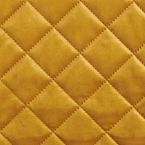 Tissu de revêtement Velours Tissu matelassé – moutarde, 